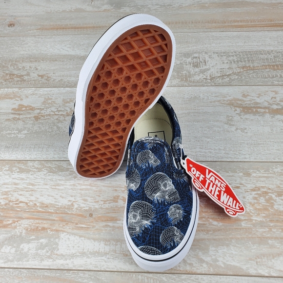 Vans Classic Slip On Wire Frame Skulls - Picture 6 of 7